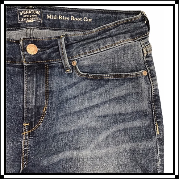 Levi Strauss - Mid Rise Bootcut Jeans 28 X 30 - Picture 3 of 12